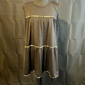 Black with Leopard Tread Blouse by Chicsoul.com